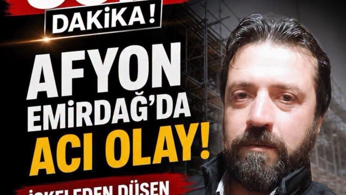 Emirdağ’da inşaatta feci kaza: İskelede çalışan işçi hayatını kaybetti
